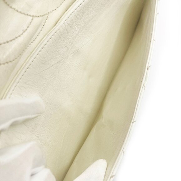 Authentic CHANEL CC 24K Paris Limited Double Flap Bag Lambskin Matelasse Chain - Picture 13 of 16